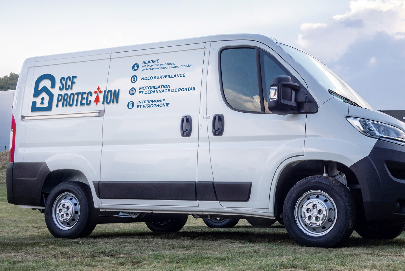 covering véhicule pour SCF protection, entreprise de d'alarme et de sécurité dans le Morbihan