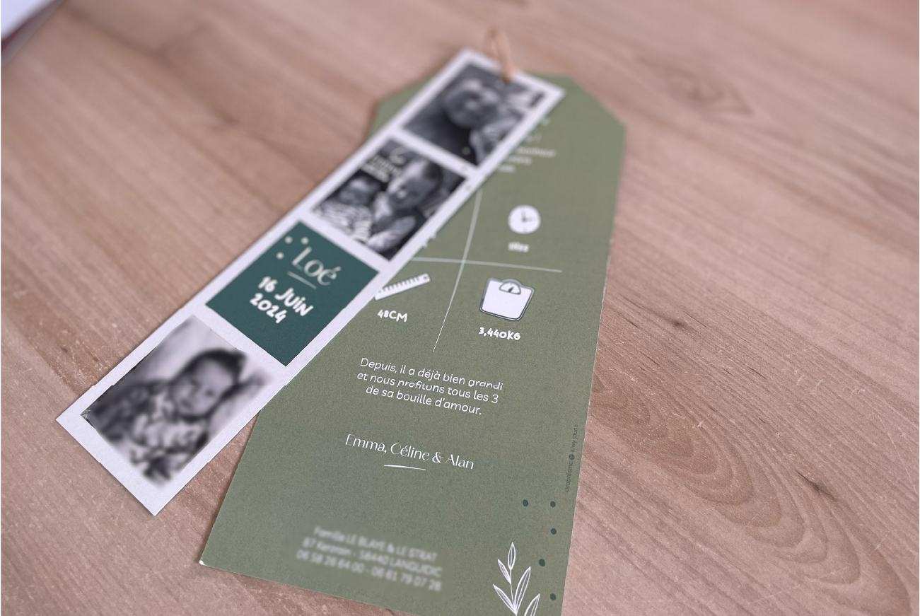 faire-part de naissance Morbihan