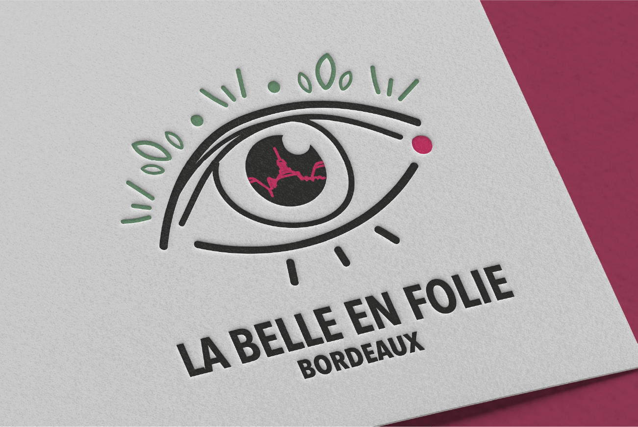 logo pour La Belle en Folie, bar, restaurant en Gironde