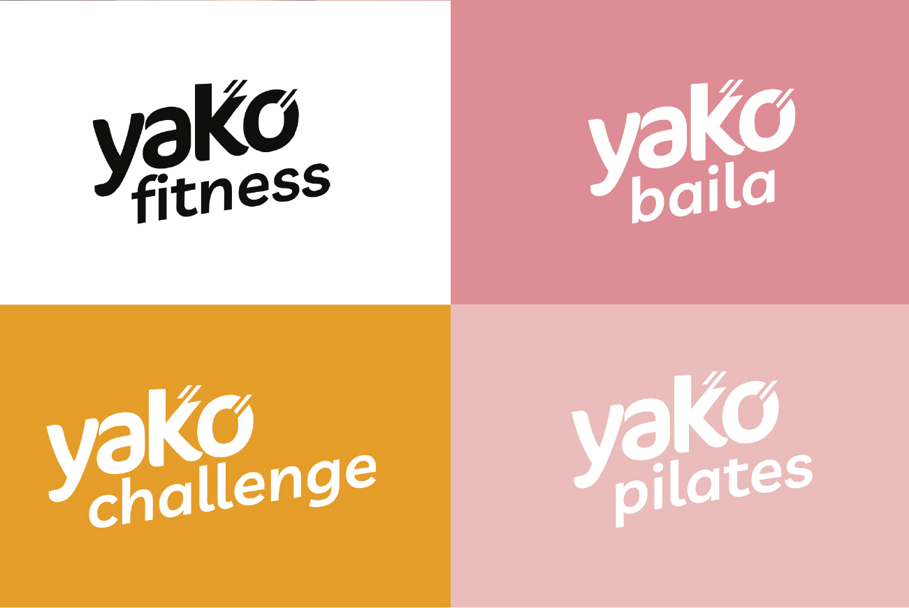 logos pour Yako un concept de cours collectif et sportif de l'orange Bleue en Ile-et-Vilaine